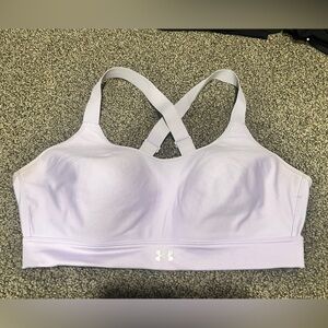 Under Armour Light Purple Cross-Back Sports Bra